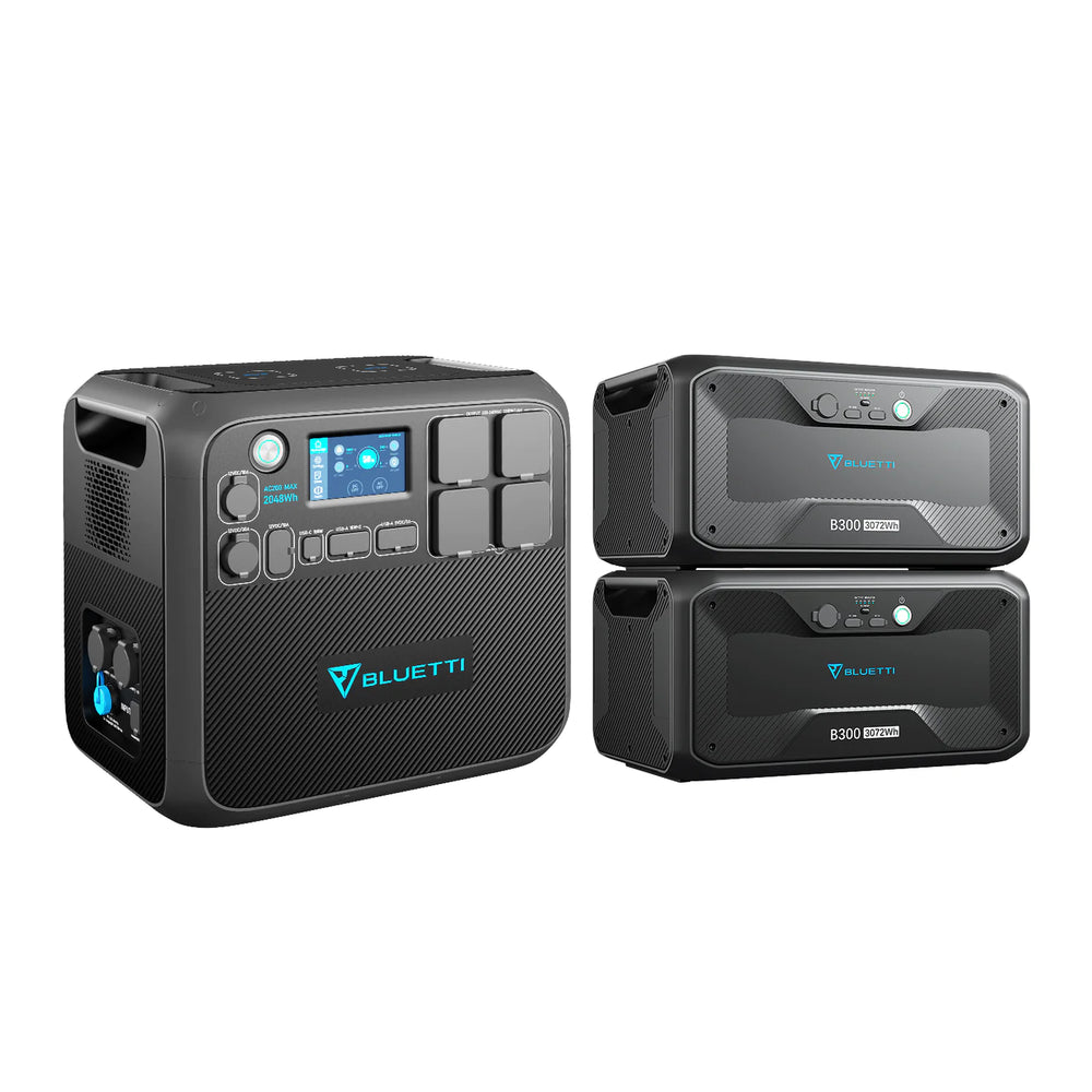BLUETTI AC200MAX + B230/B300 Backup Domestico