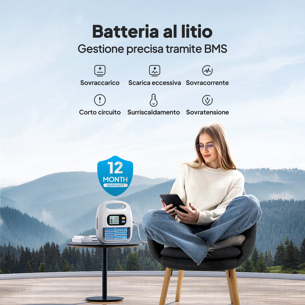 BLUETTI X30 Power Bank CPAP da 297 Wh per Campeggio/Viaggio/Emergenza