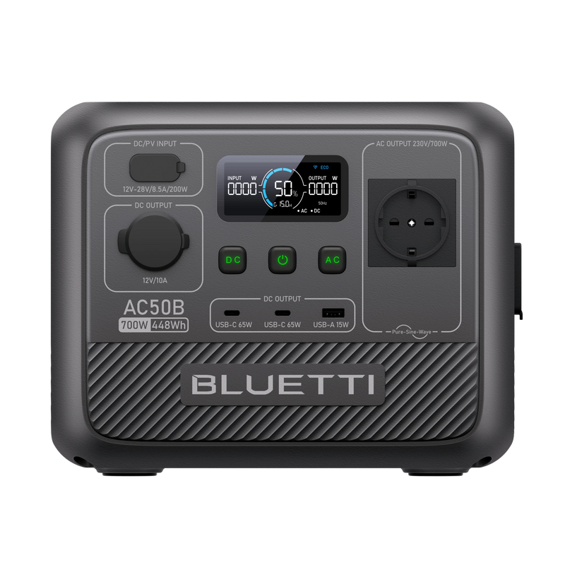 BLUETTI AC50B Power Station Portatile per Campeggio | 700 W 448 Wh