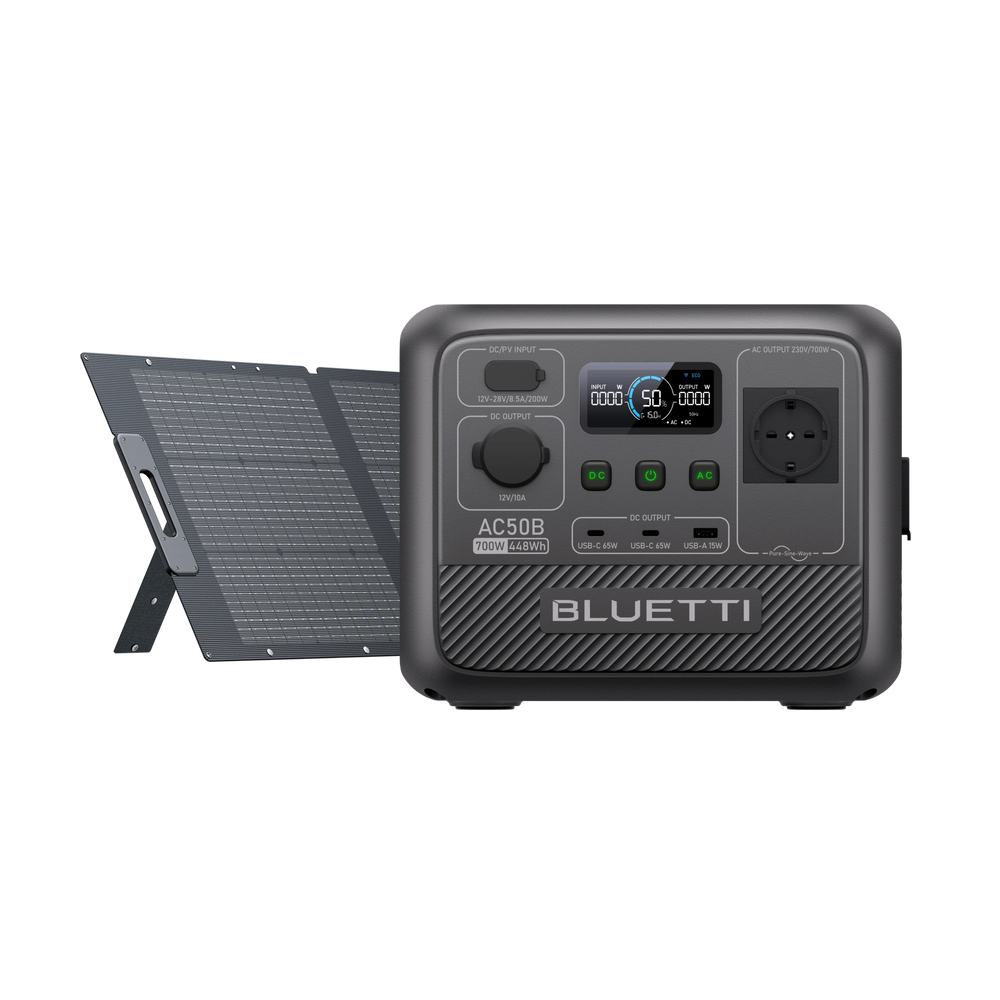 BLUETTI AC50B Power Station Portatile per Campeggio | 700 W 448 Wh(Esaurito)