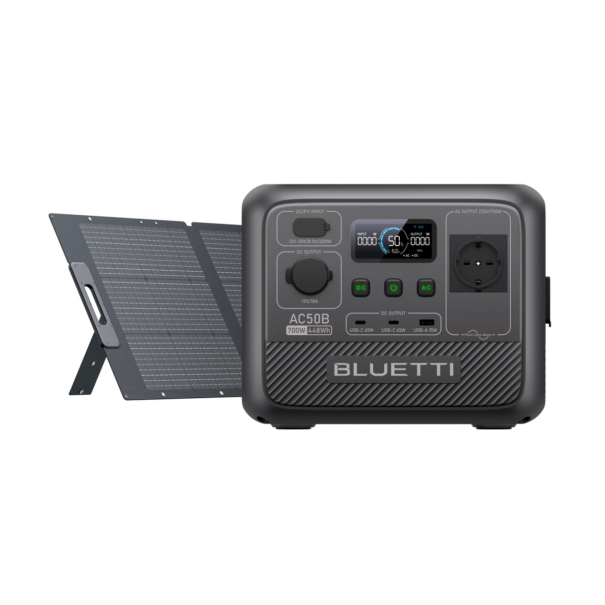 BLUETTI AC50B Power Station Portatile per Campeggio | 700 W 448 Wh
