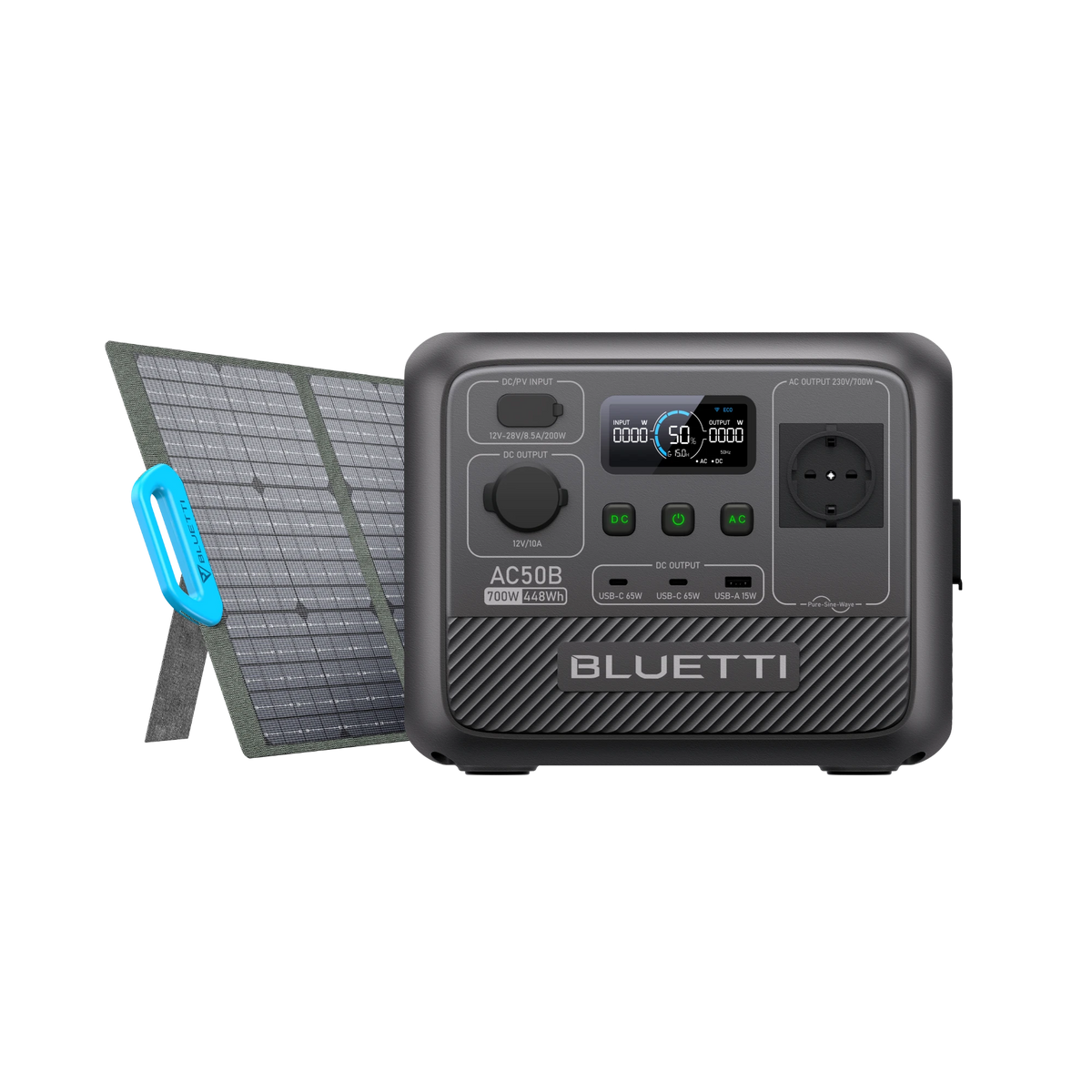 BLUETTI AC50B Power Station Portatile per Campeggio | 700 W 448 Wh