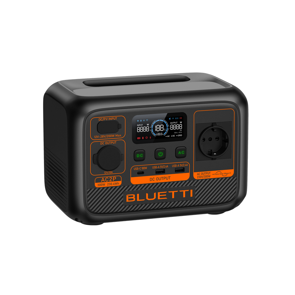BLUETTI AC2P Power Station Portatile | 300 W 230,4 Wh