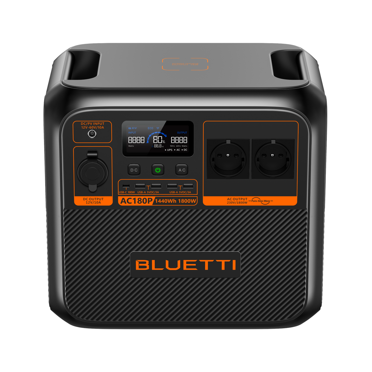 BLUETTI AC180P Power Station Portatile | 1800 W 1440 Wh