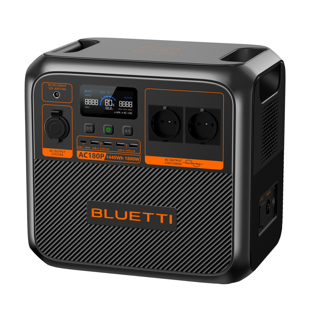 BLUETTI AC180P Power Station Portatile | 1800 W 1440 Wh