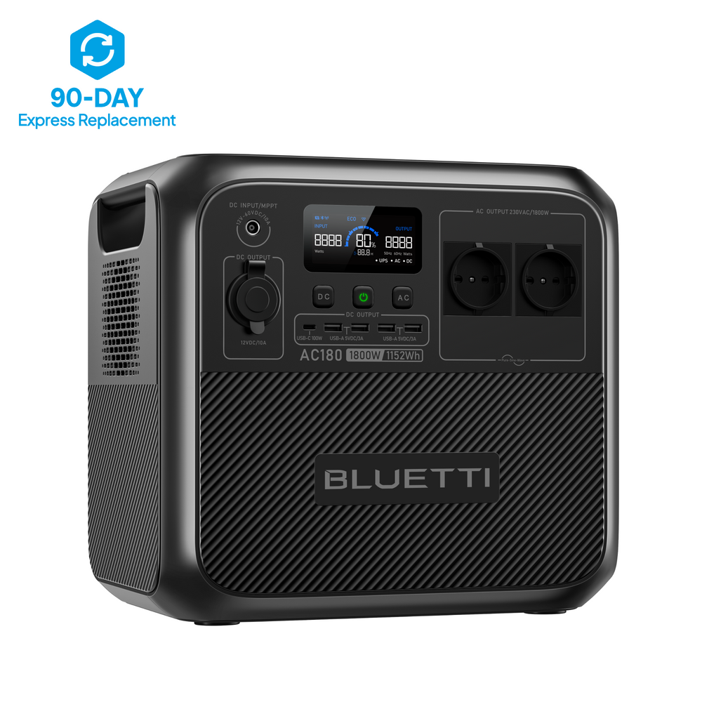 BLUETTI AC180 Power Station Portatile | 1.800 W 1.152 Wh(Esaurito)