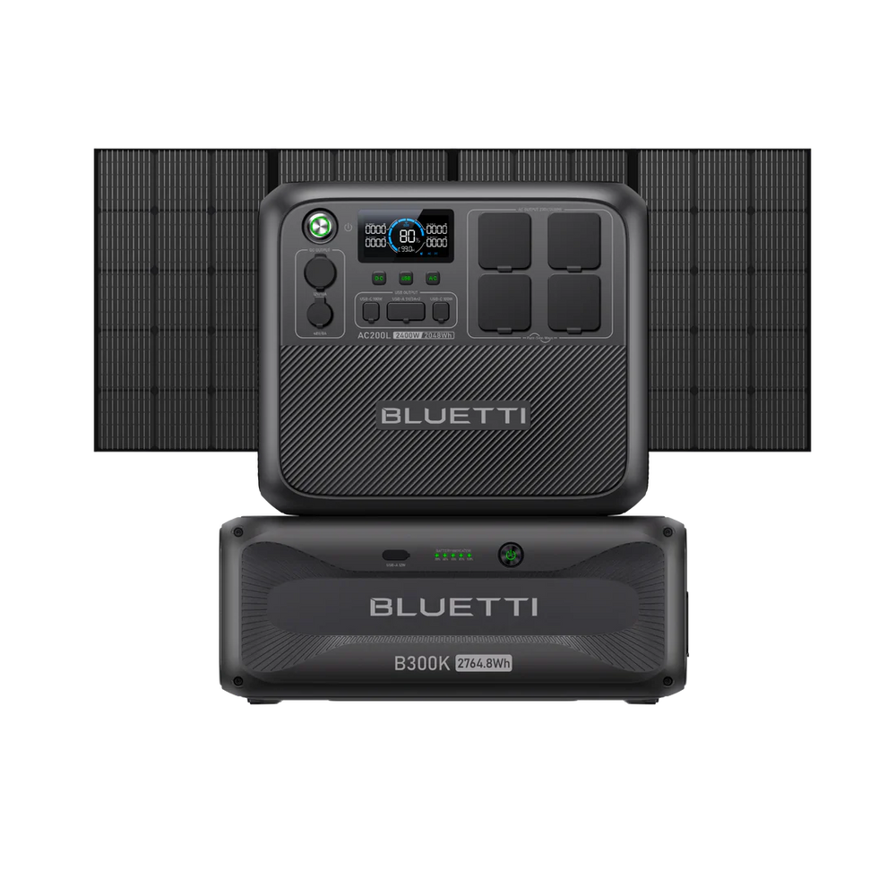 BLUETTI AC200L+B300K+350W Kit Generatore Solare