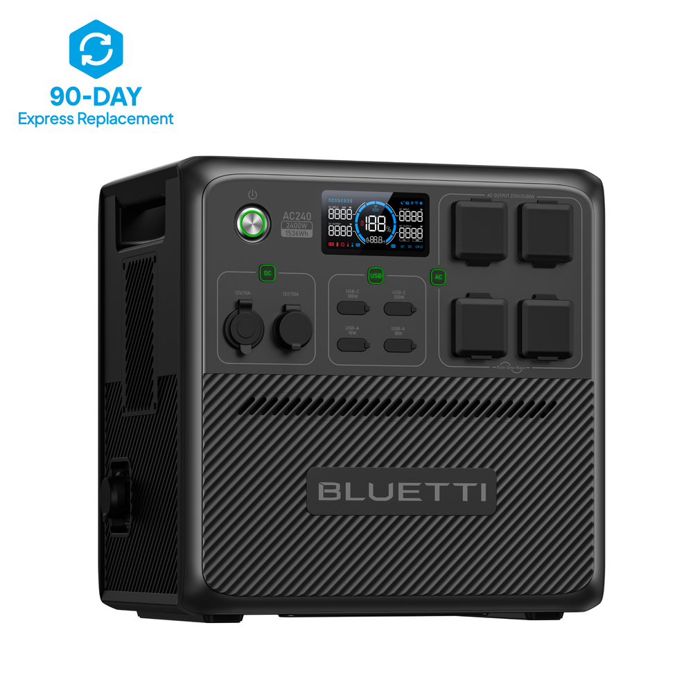BLUETTI AC240 Power Station Portatile | 2.400 W 1.536 Wh