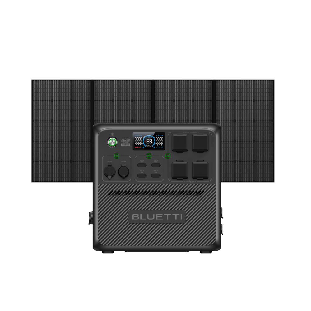 BLUETTI AC240 Power Station Portatile | 2.400 W 1.536 Wh