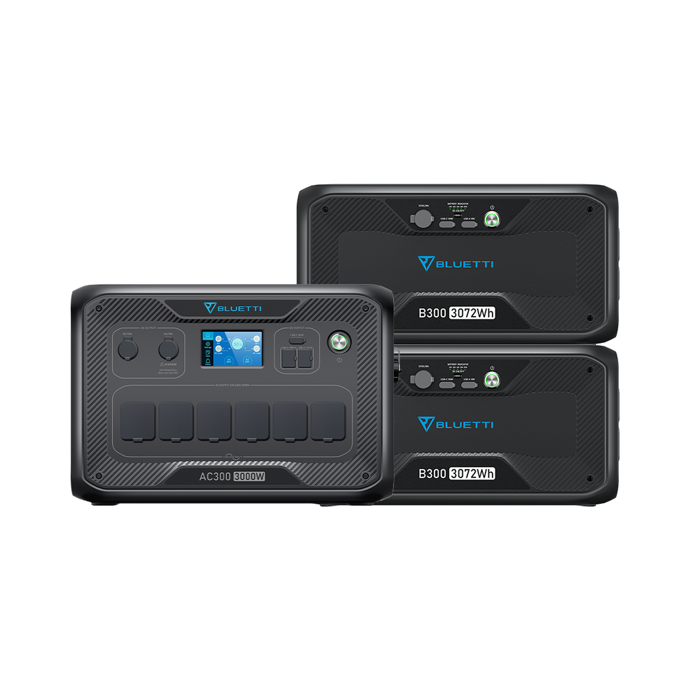 BLUETTI AC300 + 2*B300 Backup Domestico