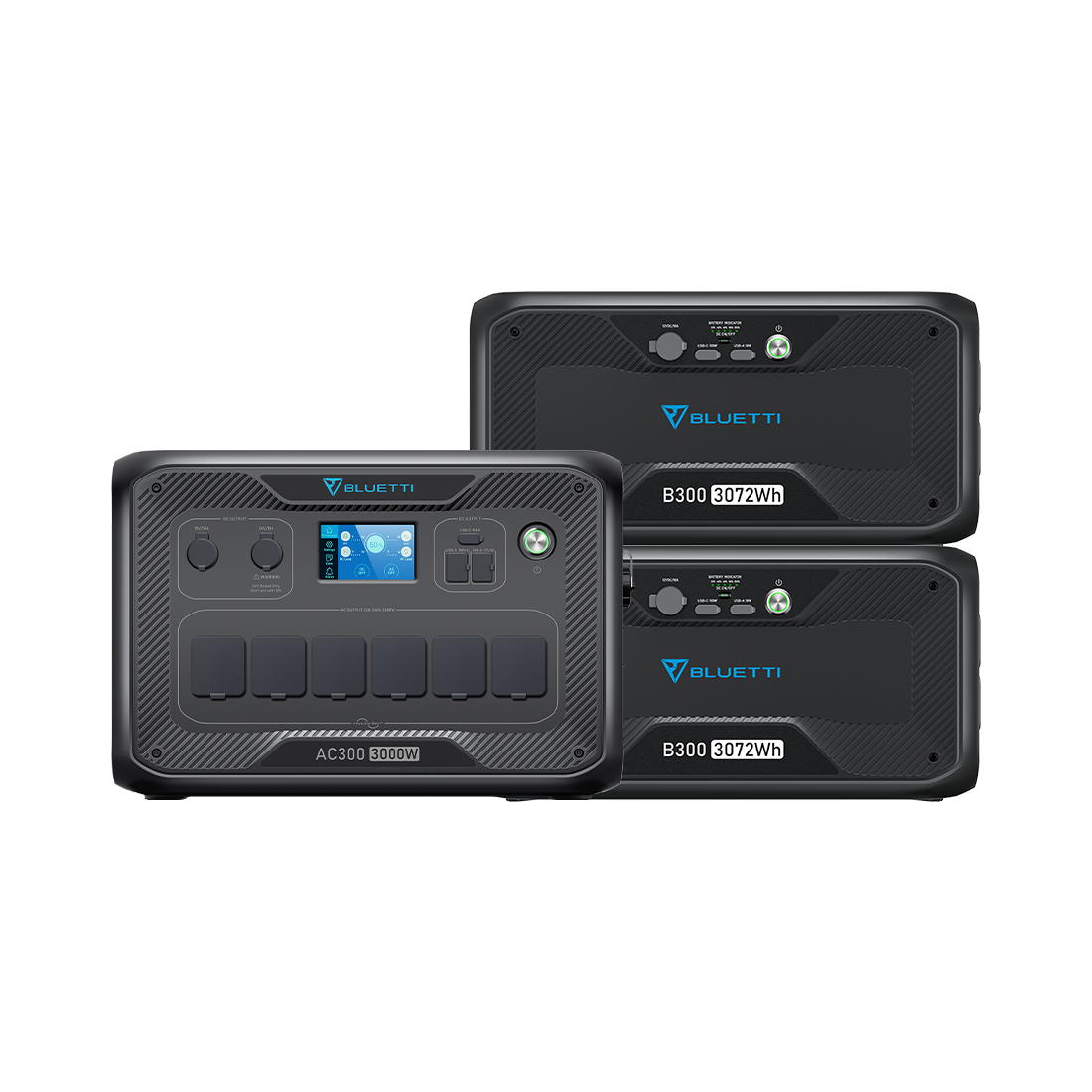 BLUETTI AC300 + 2*B300 Backup Domestico