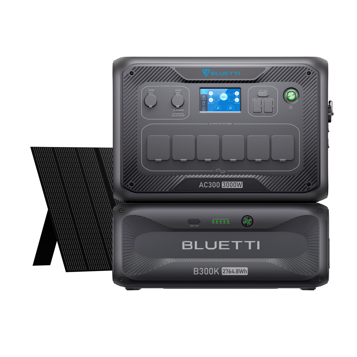 BLUETTI AC300+B300K+350W Kit Generatore Solare