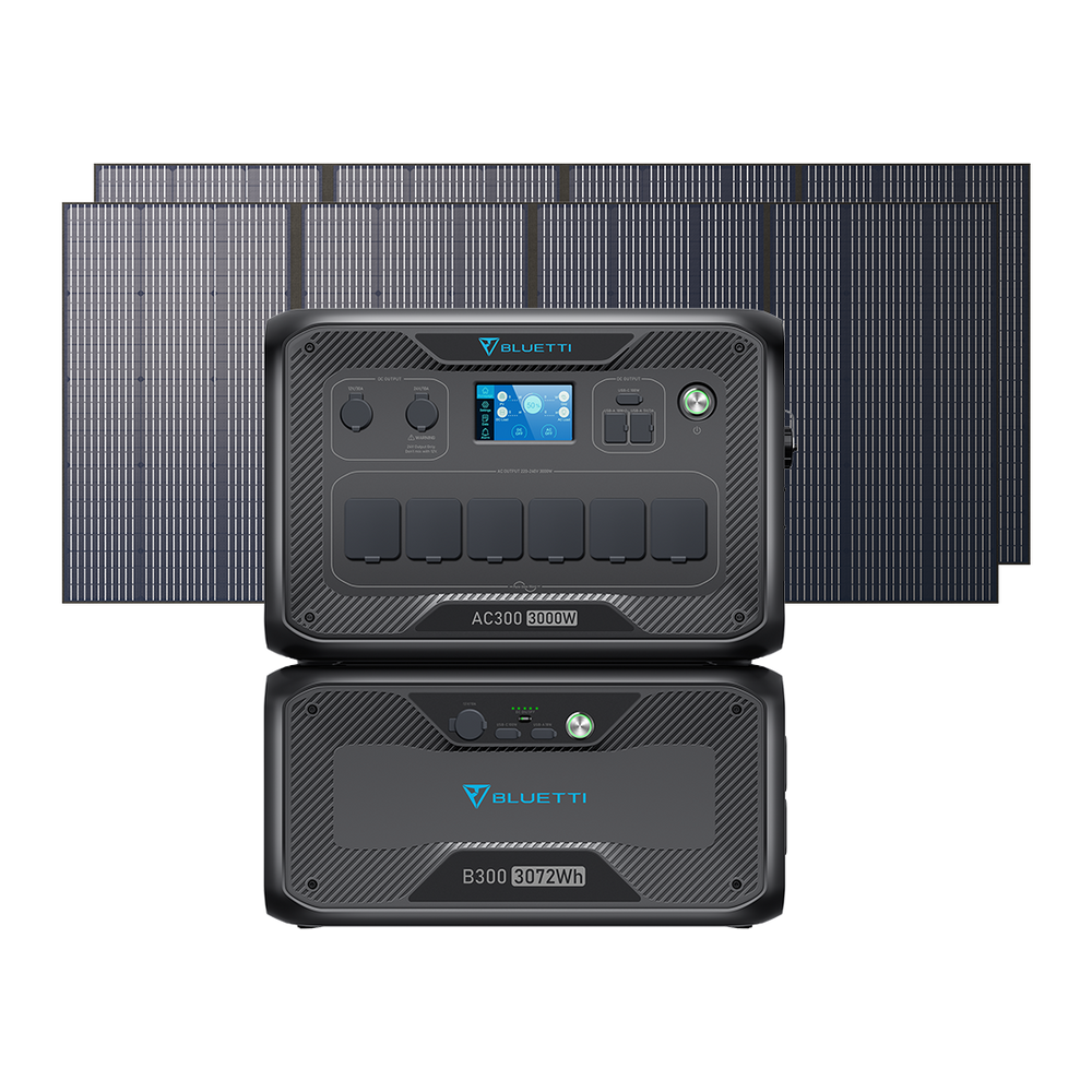 BLUETTI AC300 + B300 + 2*PV350 Kit Generatore Solare