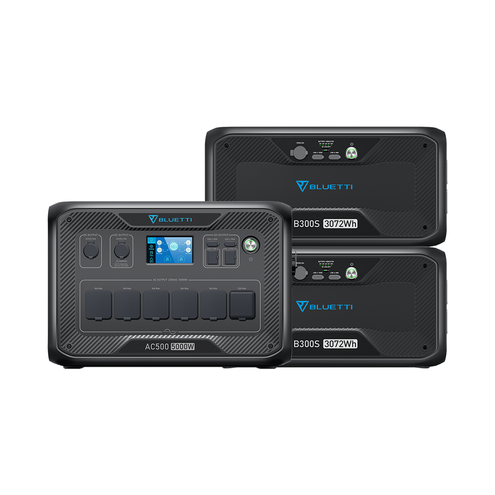 BLUETTI AC500 + B300S Backup Domestico