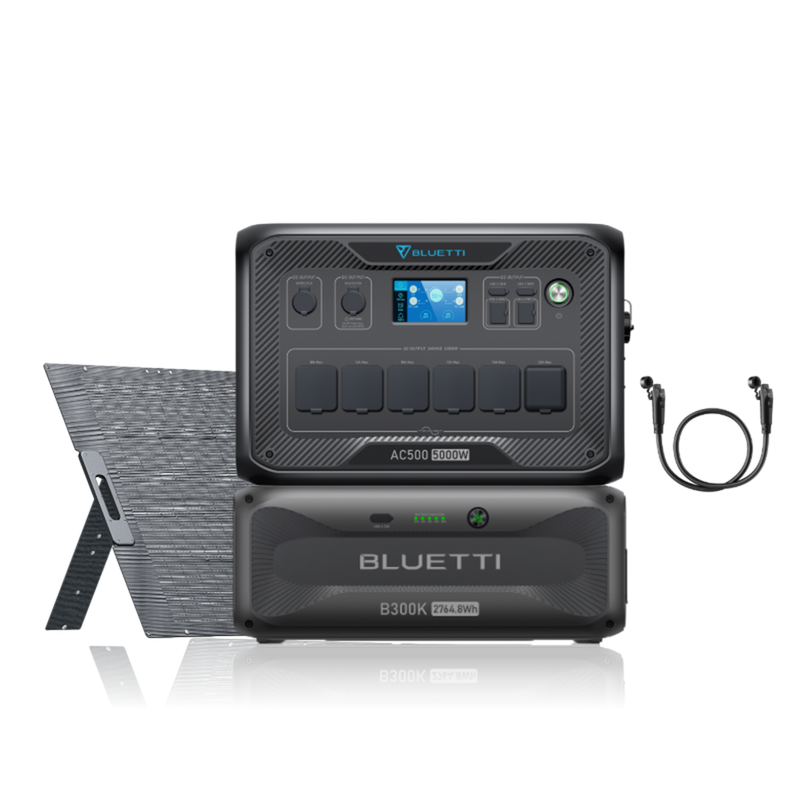 BLUETTI AC500+B300K+350W Kit Generatore Solare