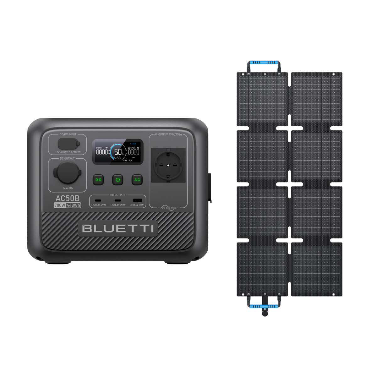 BLUETTI AC50B Power Station Portatile per Campeggio | 700 W 448 Wh
