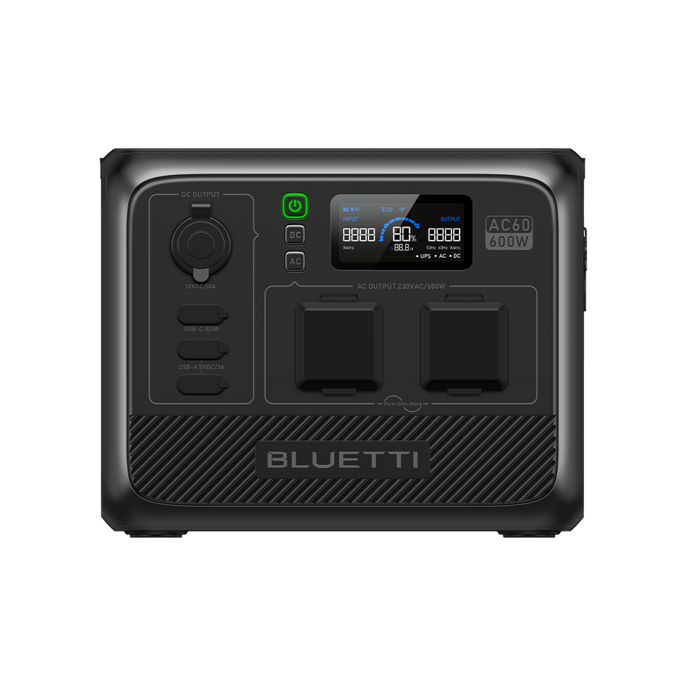 BLUETTI AC60 Power Station Portatile | 600W 403Wh