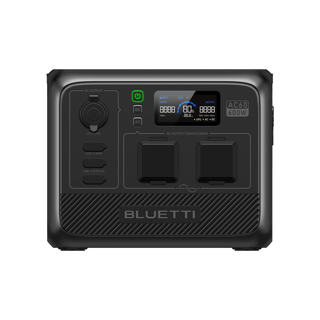 BLUETTI AC60 Power Station Portatile | 600W 403Wh