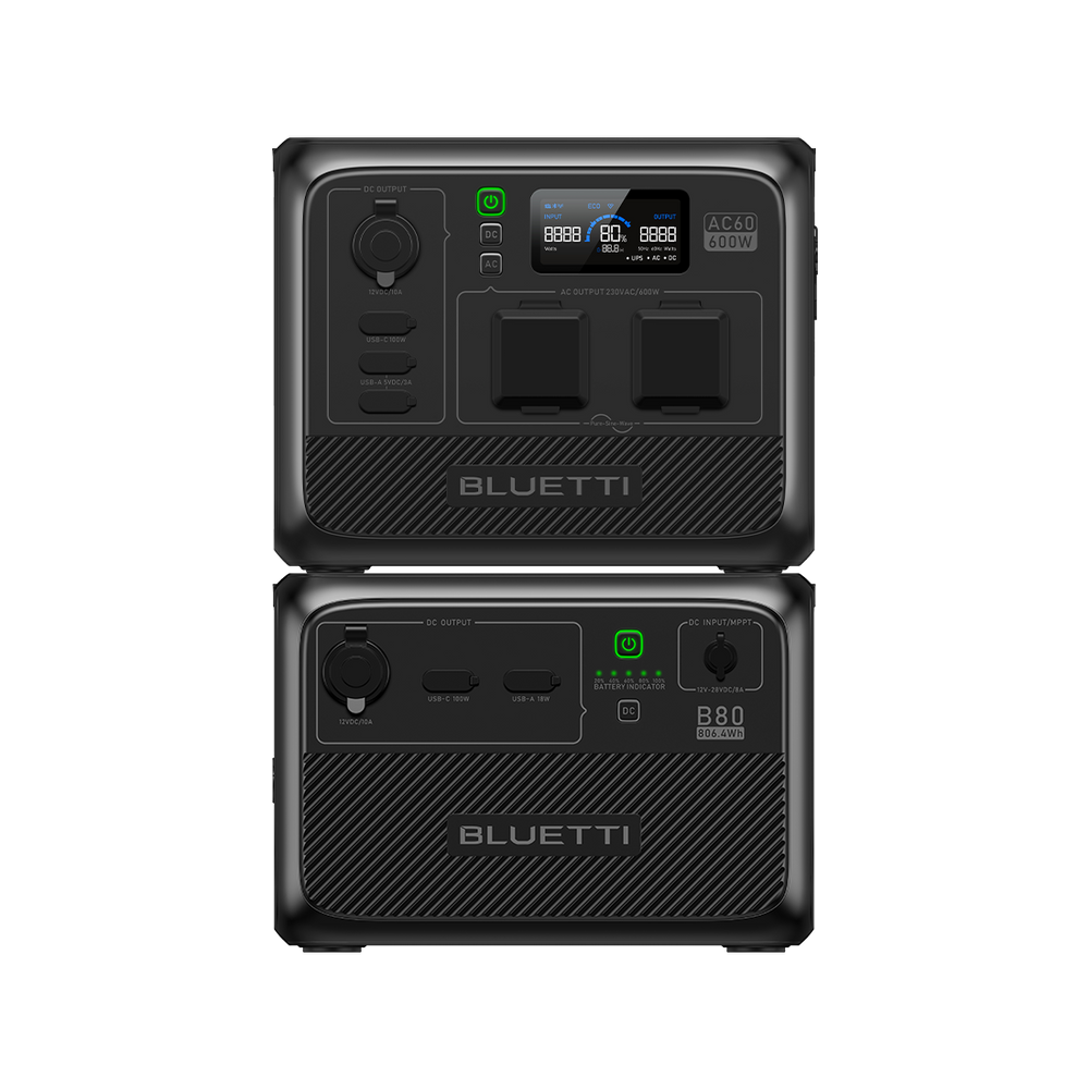 BLUETTI AC60 Power Station Portatile | 600W 403Wh