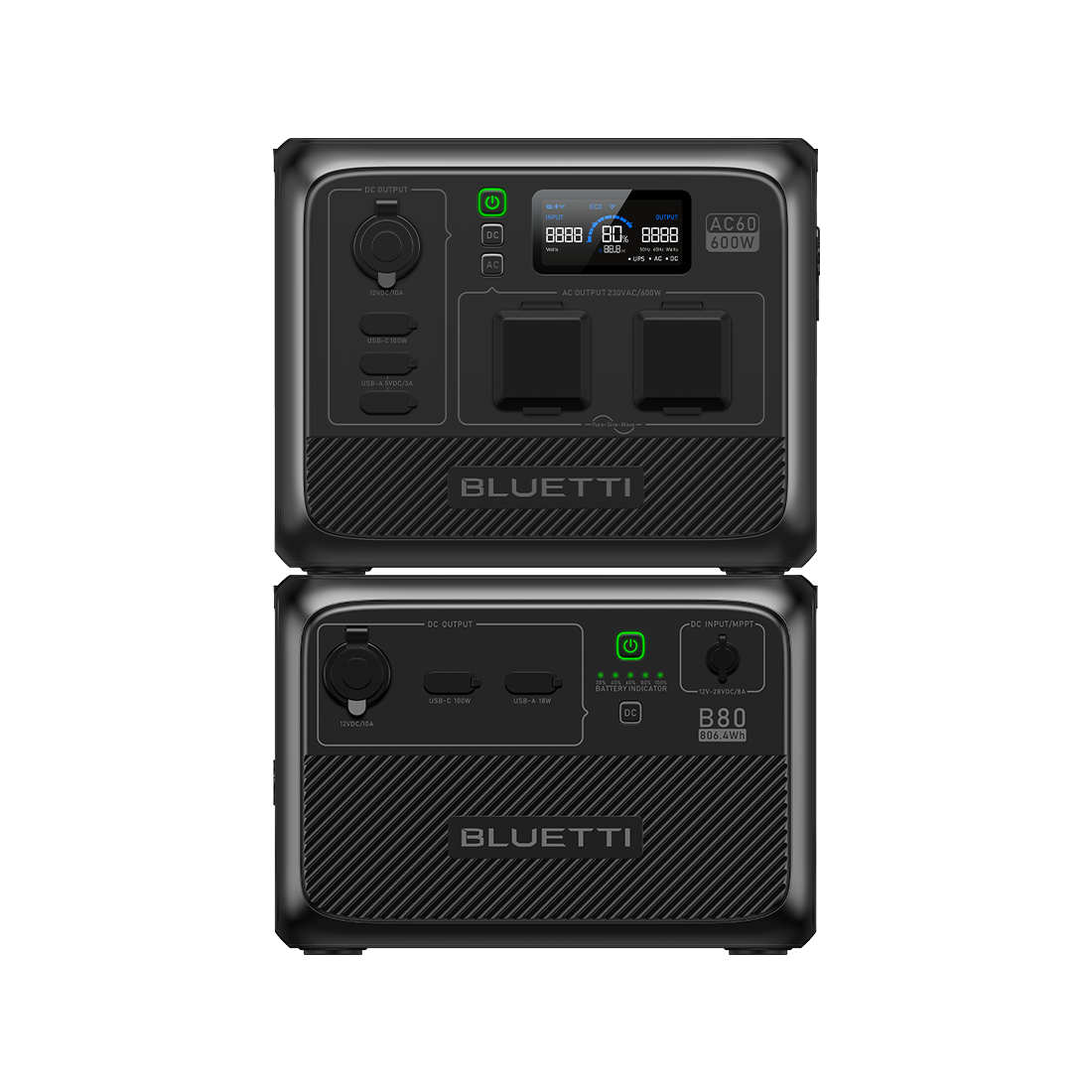 BLUETTI AC60 Power Station Portatile | 600W 403Wh