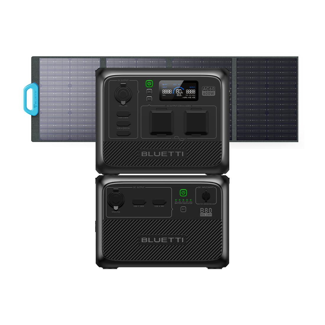 BLUETTI AC60 Power Station Portatile | 600W 403Wh