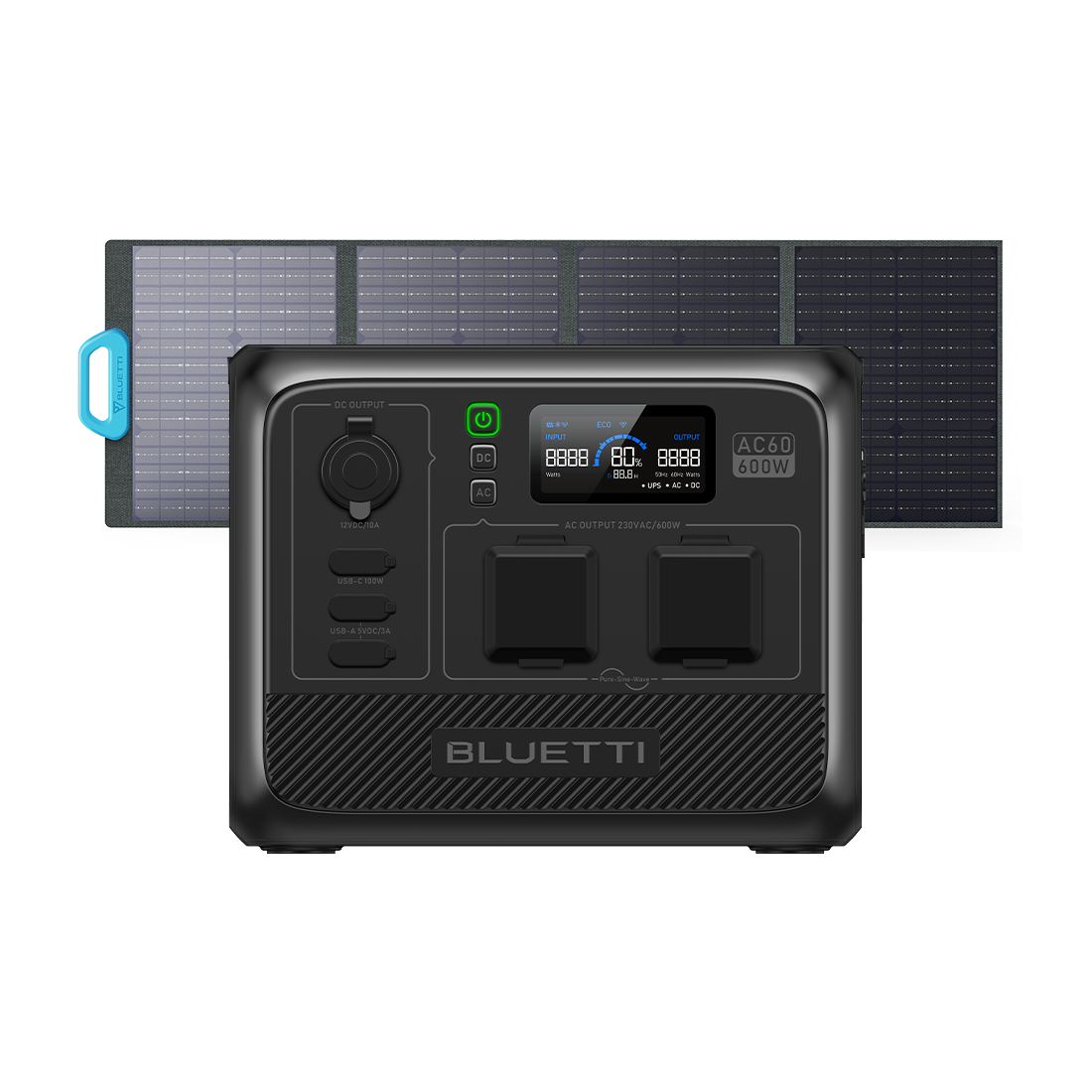 BLUETTI AC60 Power Station Portatile | 600W 403Wh