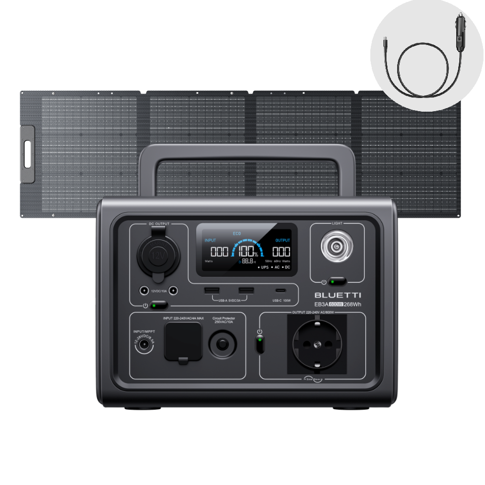 BLUETTI EB3A Power Station Portatile | 600 W 268 Wh