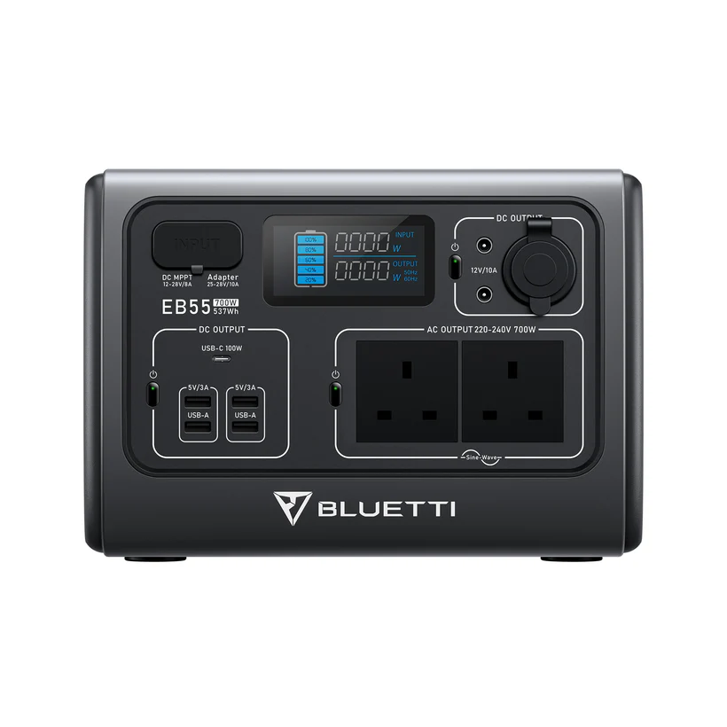 BLUETTI EB55 Power Station Portatile | 700 W 537 Wh
