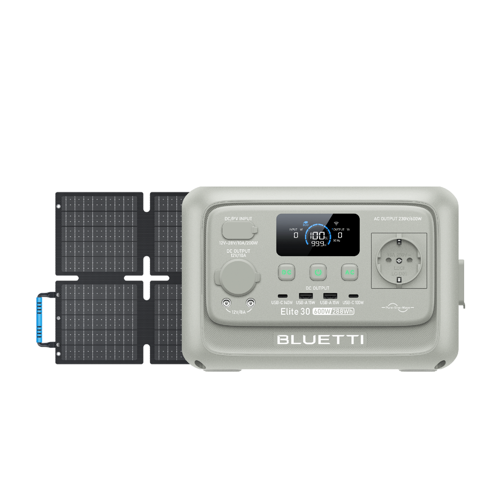 BLUETTI Elite 30 V2 Power Station Portatile | 600W 288Wh