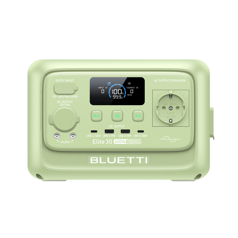 BLUETTI Elite 30 V2 Power Station Portatile | 600W 288Wh