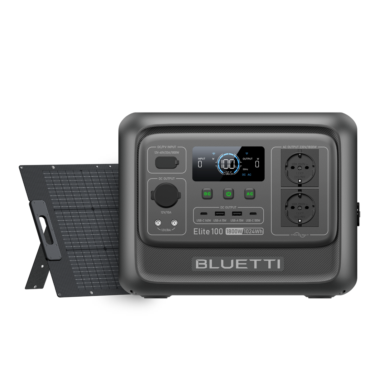 BLUETTI Elite 100 V2 + 200W Kit Generatore Solare