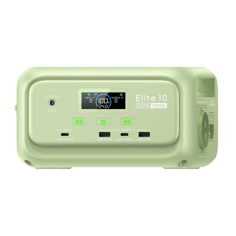 BLUETTI Elite 10 Mini Power Station | 200W 128Wh verde(AMZ)