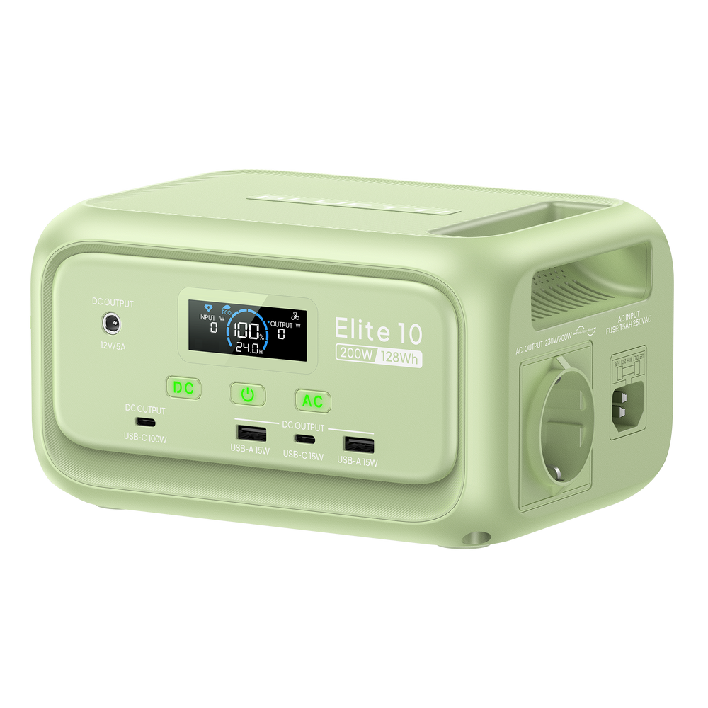 BLUETTI Elite 10 Mini Power Station | 200W 128Wh verde(AMZ)