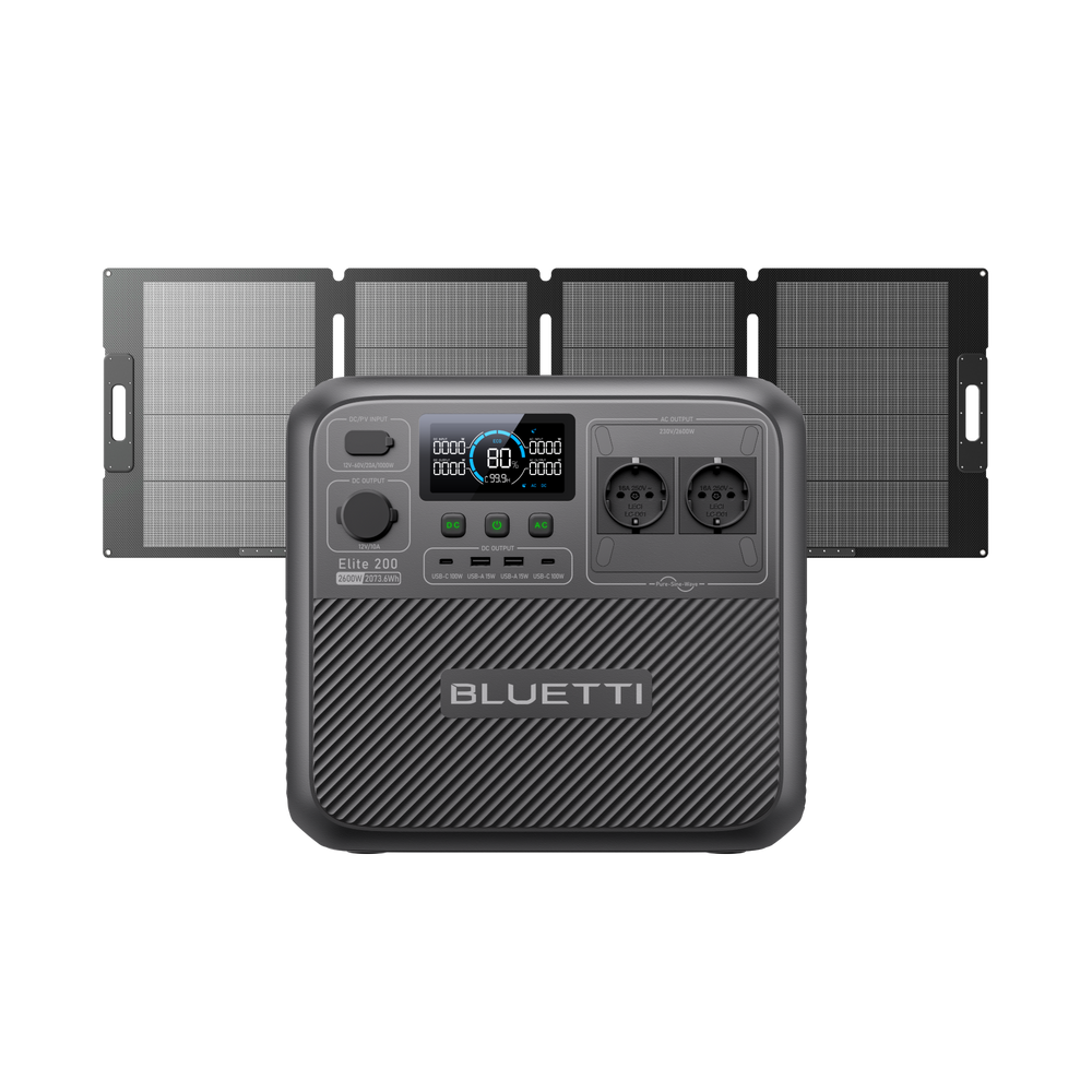 BLUETTI Elite 200 V2 + 200W Kit Generatore Solare