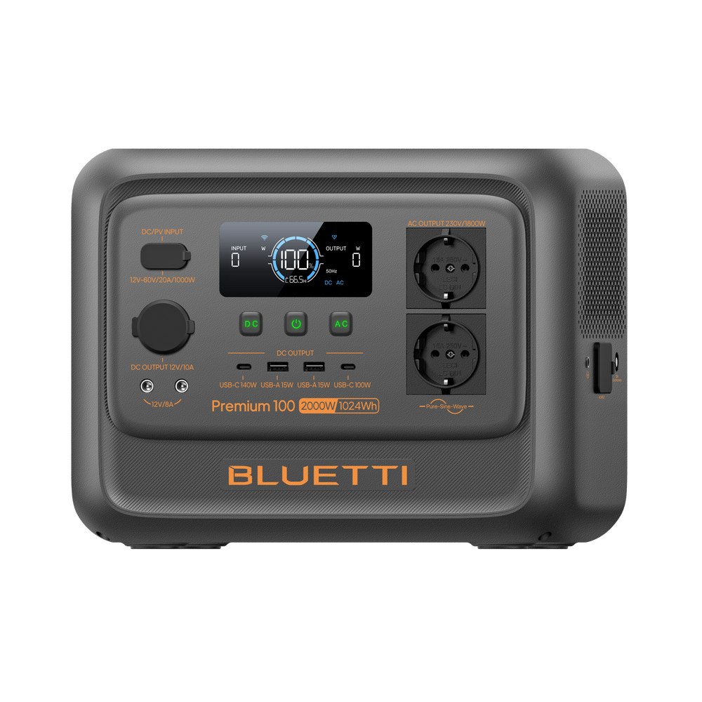 BLUETTI Premium 100 V2 Portable Power Station | 2.000W 1.024Wh