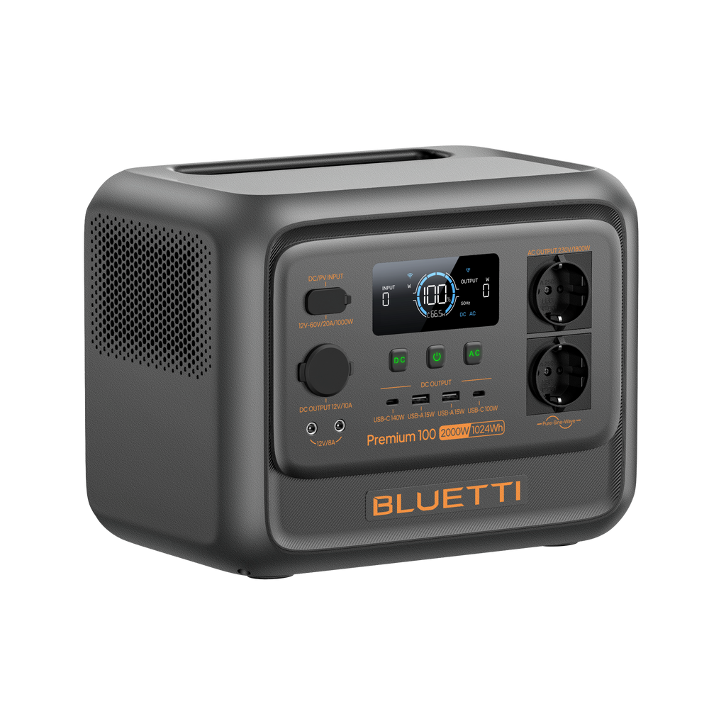BLUETTI Premium 100 V2 Portable Power Station | 2.000W 1.024Wh