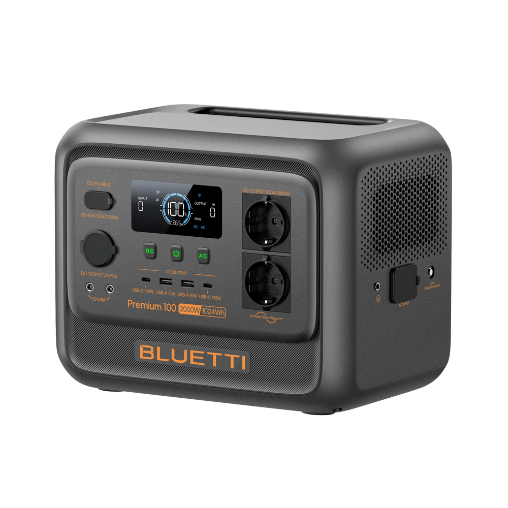 BLUETTI Premium 100 V2 Portable Power Station | 2.000W 1.024Wh