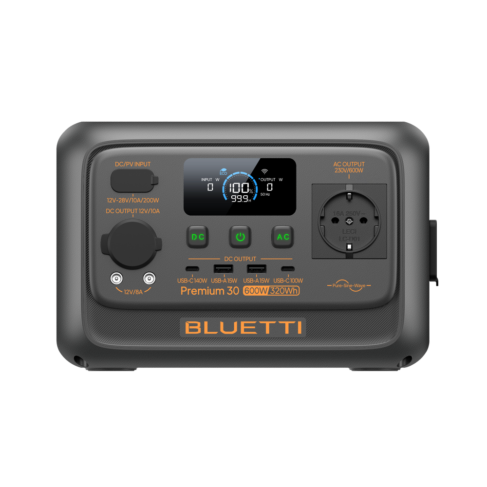 BLUETTI Premium 30 V2 Portable Power Station | 600W 320Wh