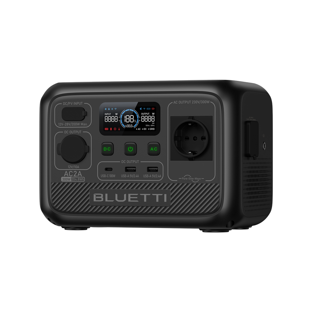 BLUETTI AC2A Power Station Portatile | 300 W 204,8 Wh