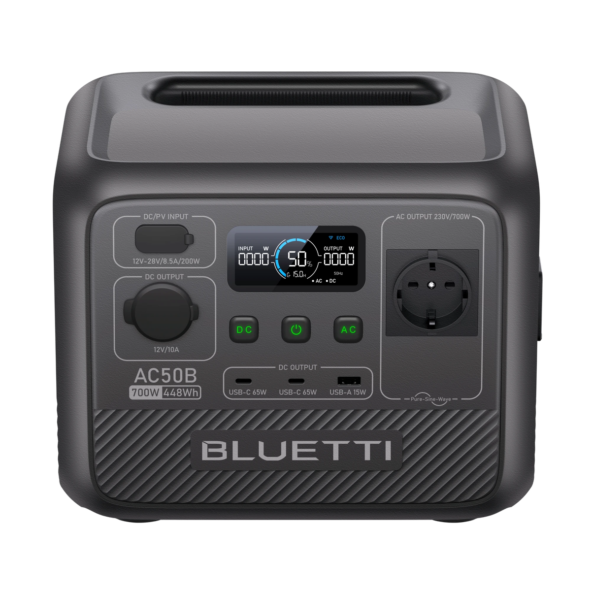 BLUETTI AC50B Power Station Portatile per Campeggio | 700 W 448 Wh