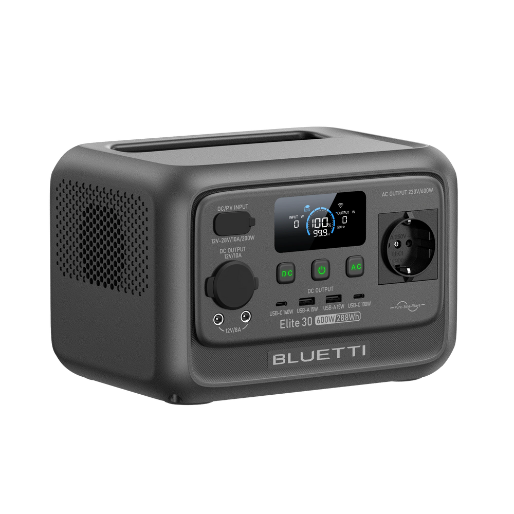 BLUETTI Elite 30 V2 Power Station Portatile | 600W 288Wh