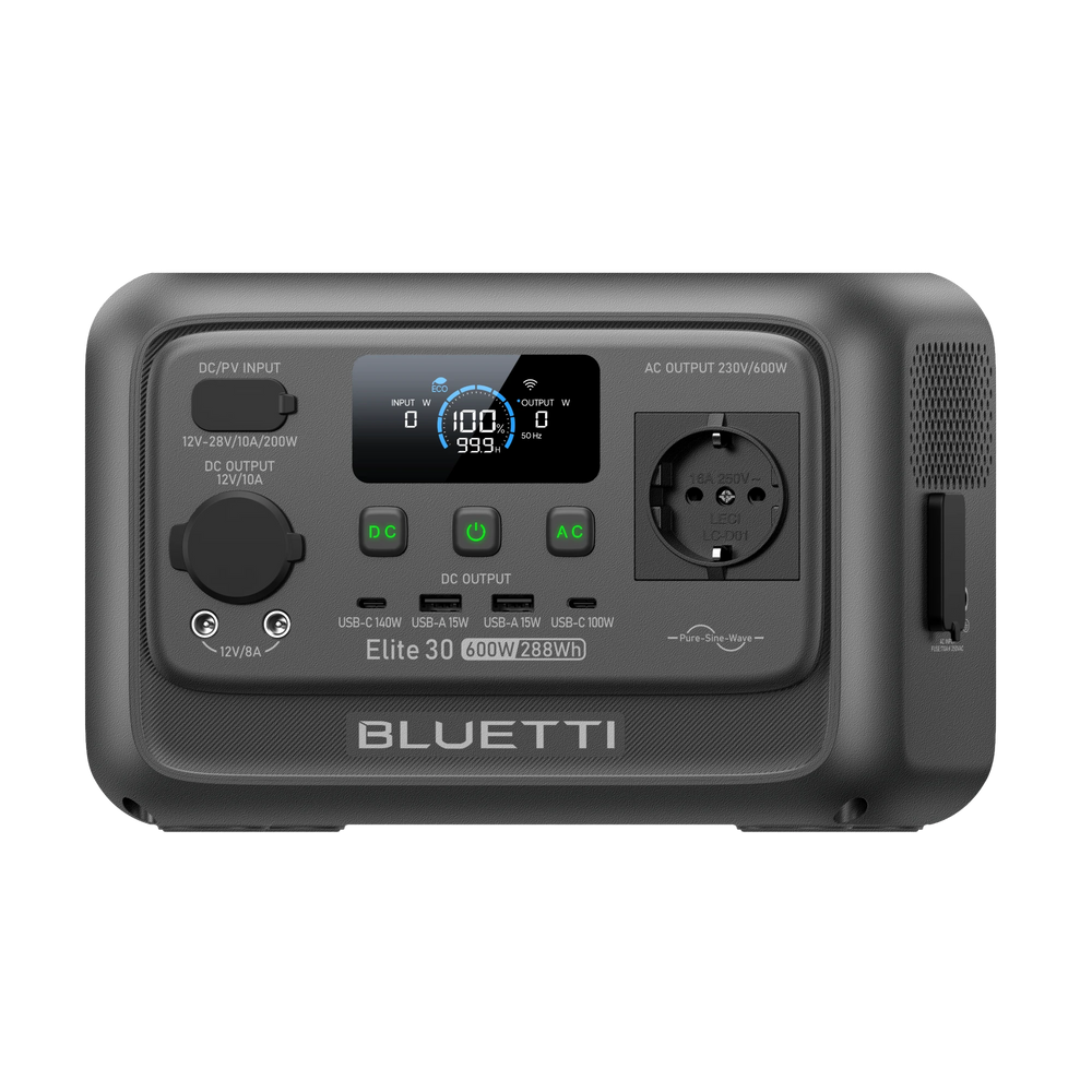 BLUETTI Elite 30 V2 Power Station Portatile | 600W 288Wh