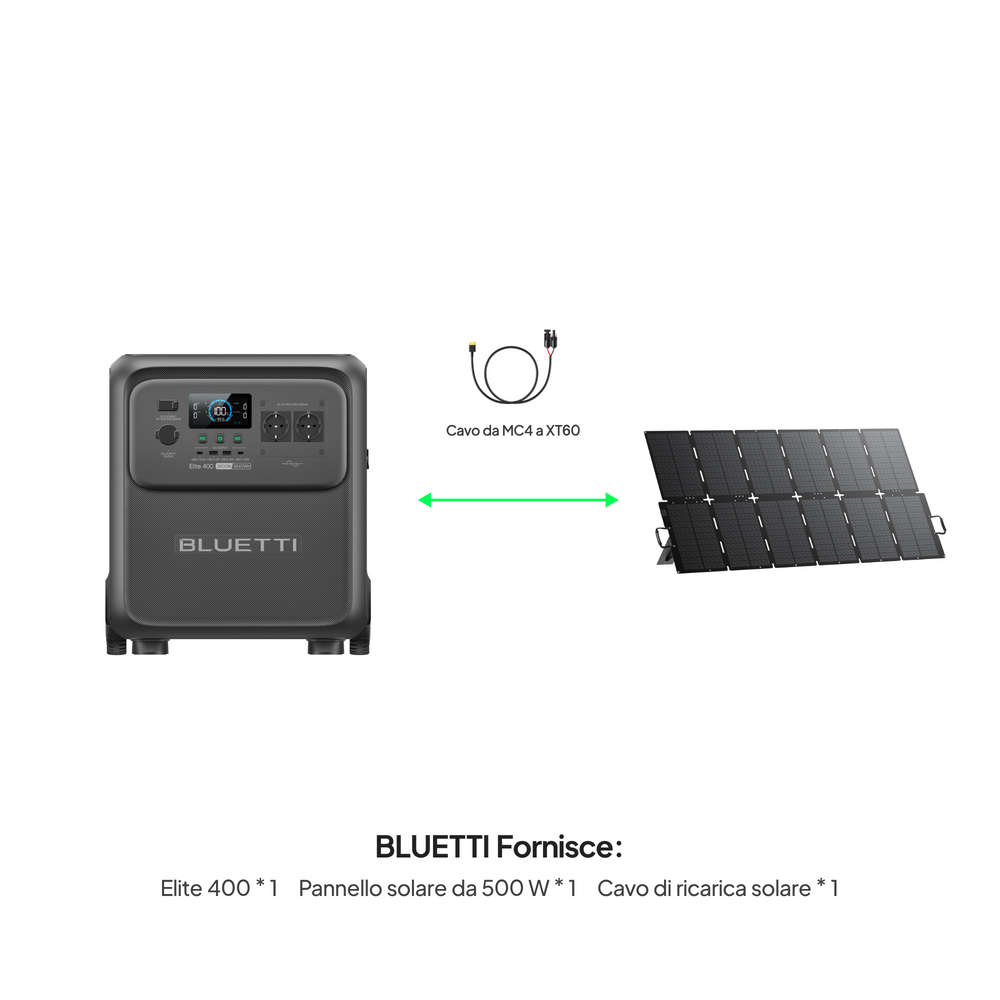 BLUETTI Elite 400 Power Station portatile | 2.600 W 3.840 Wh