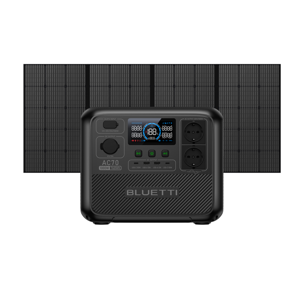 BLUETTI AC70 Power Station | 1.000 W 768 Wh