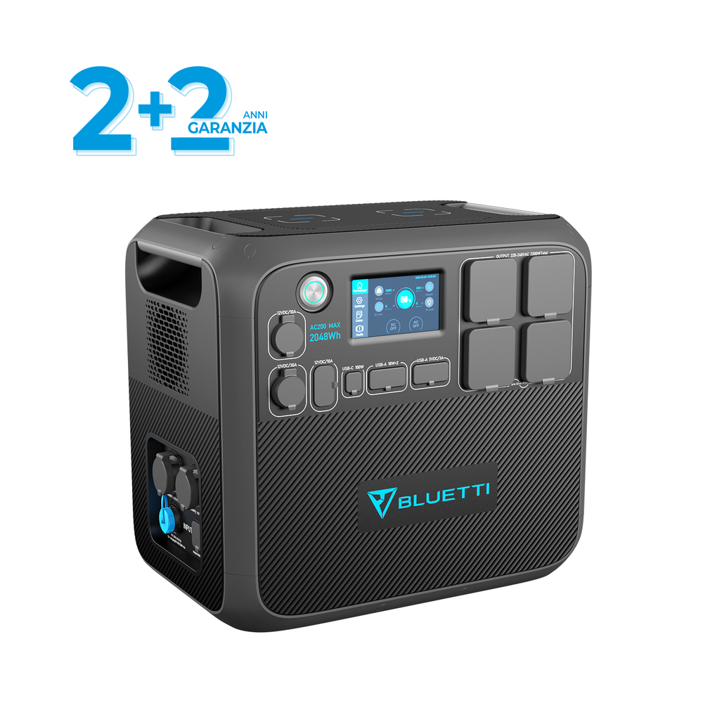 BLUETTI AC200MAX Power Station | 2.200 W 2.048 Wh