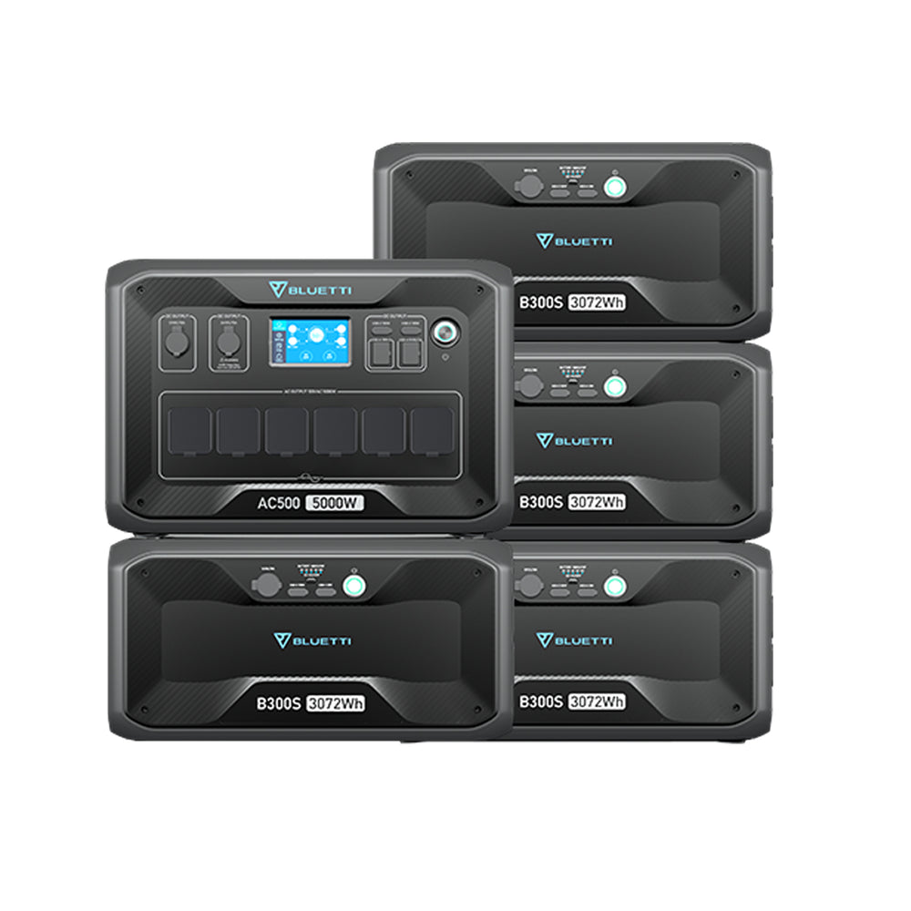 BLUETTI AC500 + B300S Backup Domestico