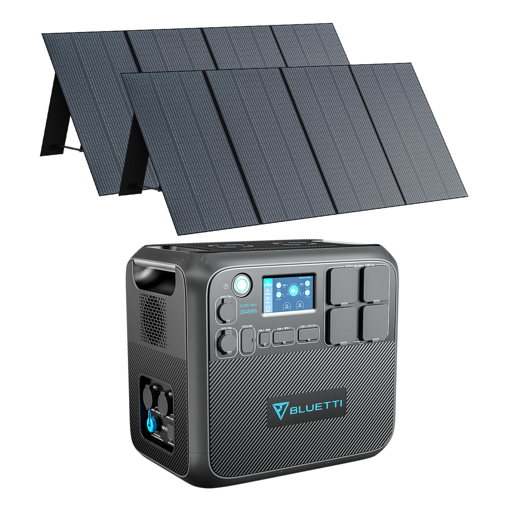 BLUETTI AC200MAX + 2*PV350 Kit Generatore Solare