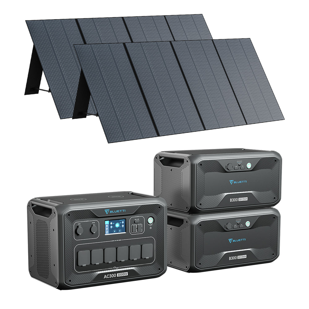 BLUETTI AC300 + 2*B300 + 2*PV350 Kit Generatore Solare (Esaurito)