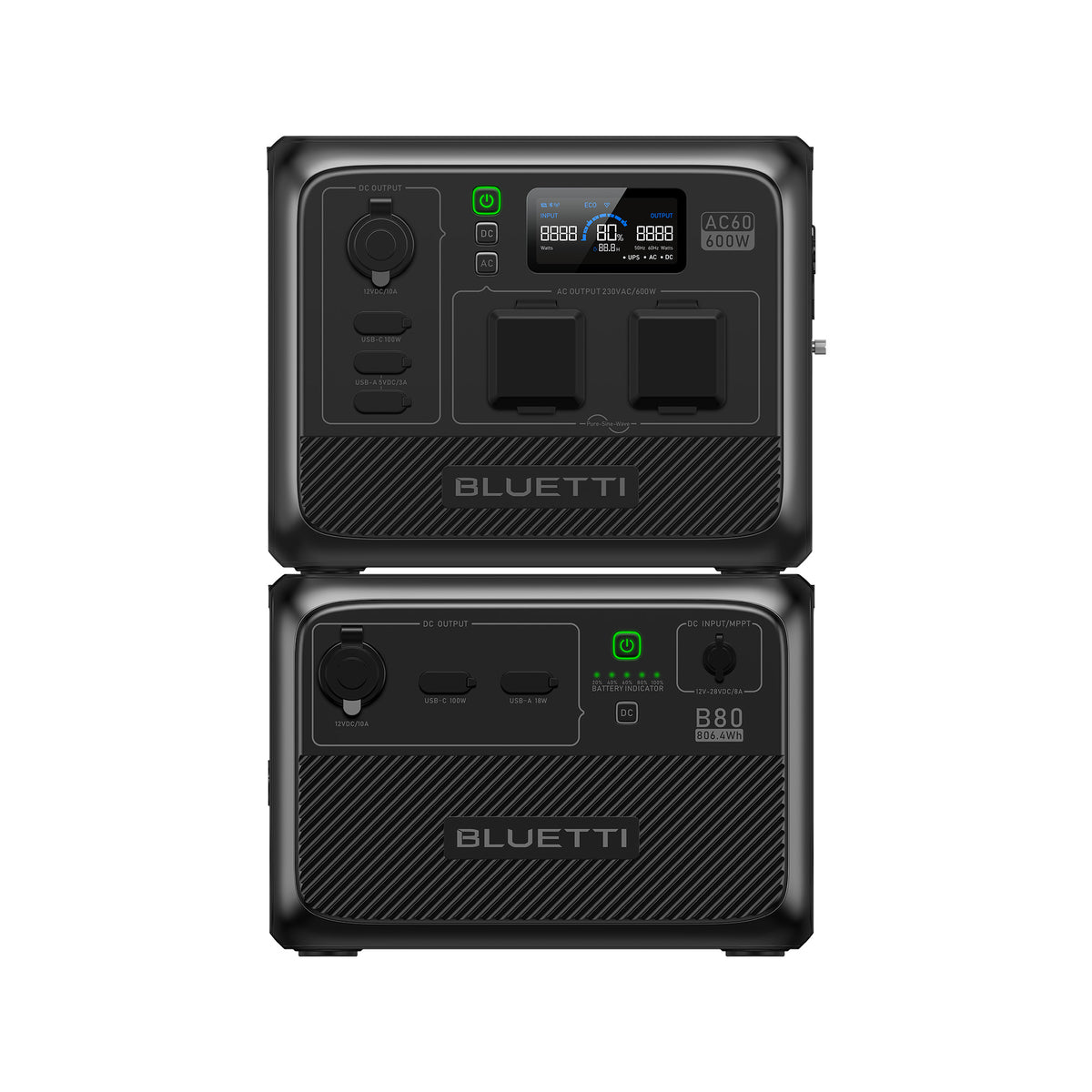 BLUETTI AC60 Power Station Portatile | 600W 403Wh