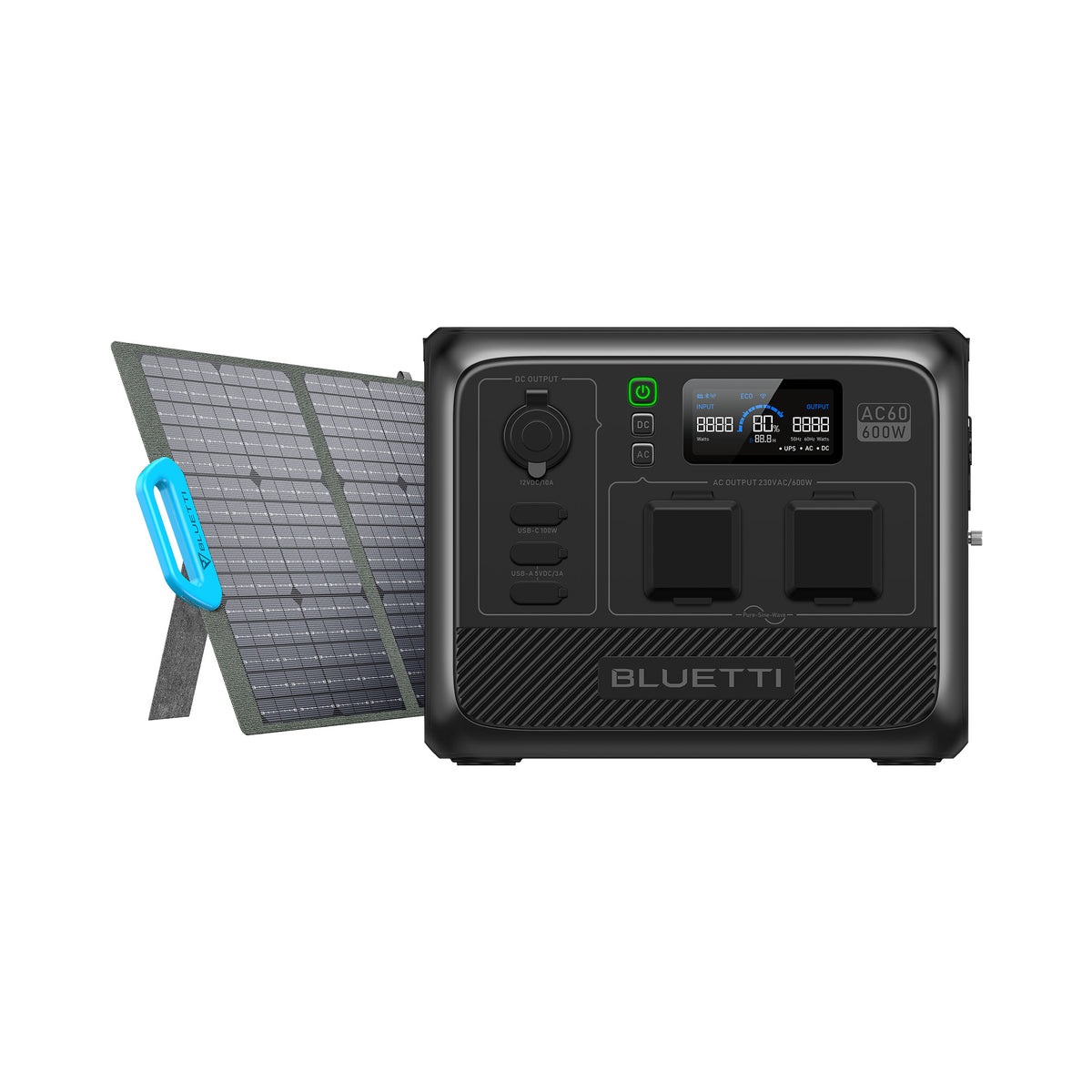 BLUETTI AC60 Power Station Portatile | 600W 403Wh
